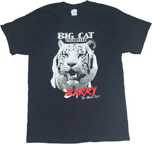 Black "Barry White the Tiger" T-Shirt