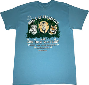 Light Blue "Barry White the Tiger" T-Shirt